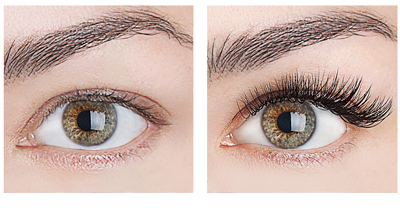 eyelashes extensions